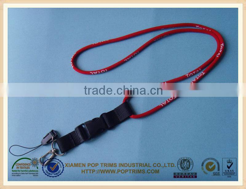Polyester Woven logo lanyard
