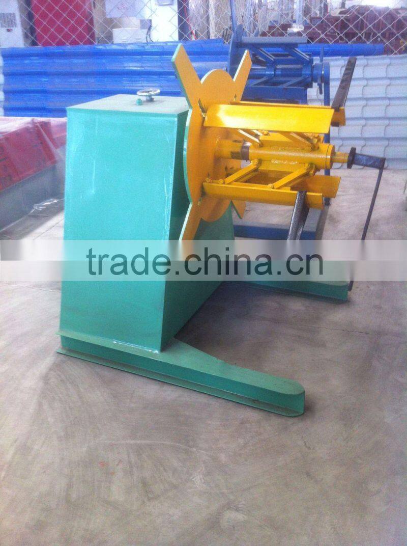 10 ton automatic hydraulic steel coil decoiler machine