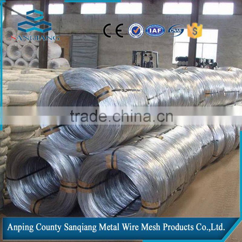 ISO high quality hot dip Galvanized Wire (gold supplier )