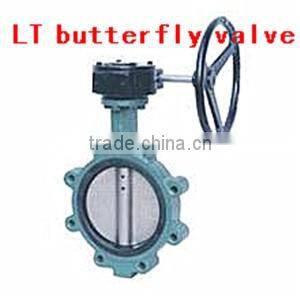 best price sea water cast iron NBR seat lug butterfly valve