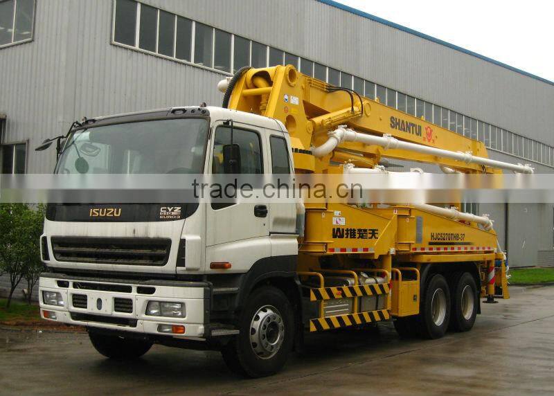 Isuzu chassis, 37m Truck-Mounted Concrete Pump