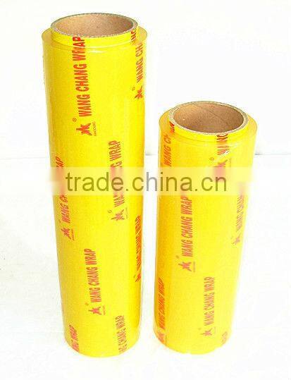 transparent food packaging pvc cling film