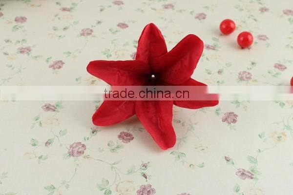 Customized pink calla lily flower head artificial flower