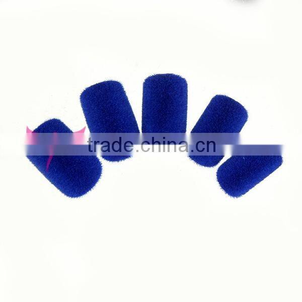 nail art tutorial velvet flocking nail tips wholesale