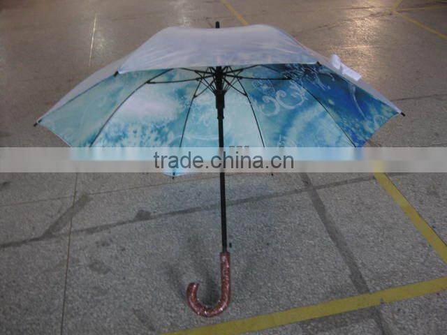 double layer ladies' straight umbrella