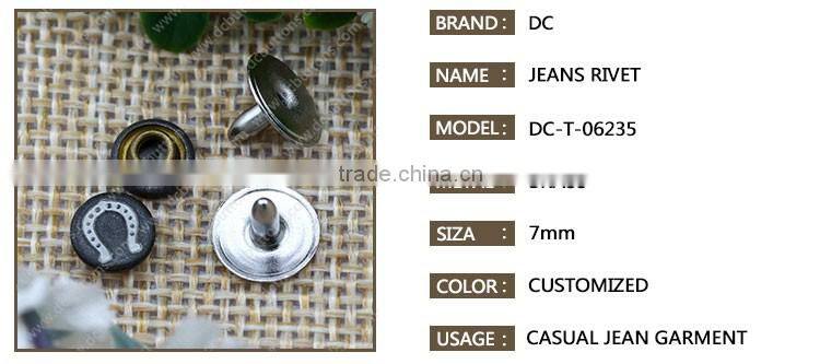 Metal Decorative Rivets for Jean Wear and Shoes Accessories