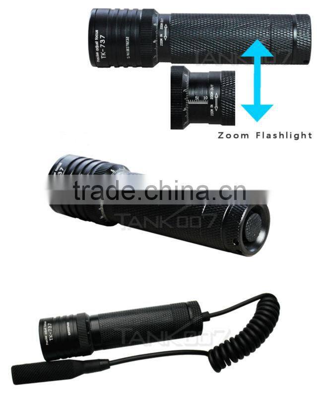 New Outdoor Bright Light Mountain Bike Flashlight With Mount Holder TK737