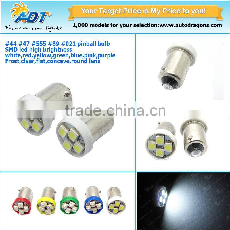 White Ba9s pinball led bulb for india coin operated game pinball machine