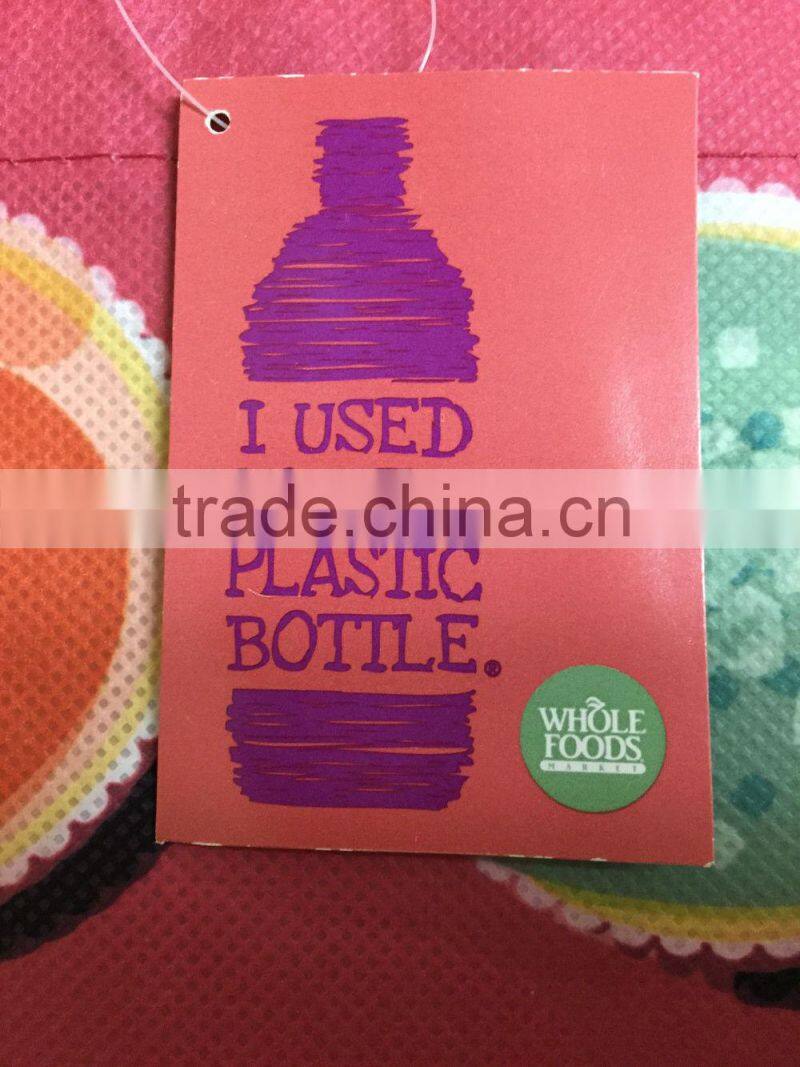 I USED TO BE A PLASTIC BOTTLE Reusable Bag Recycled PET