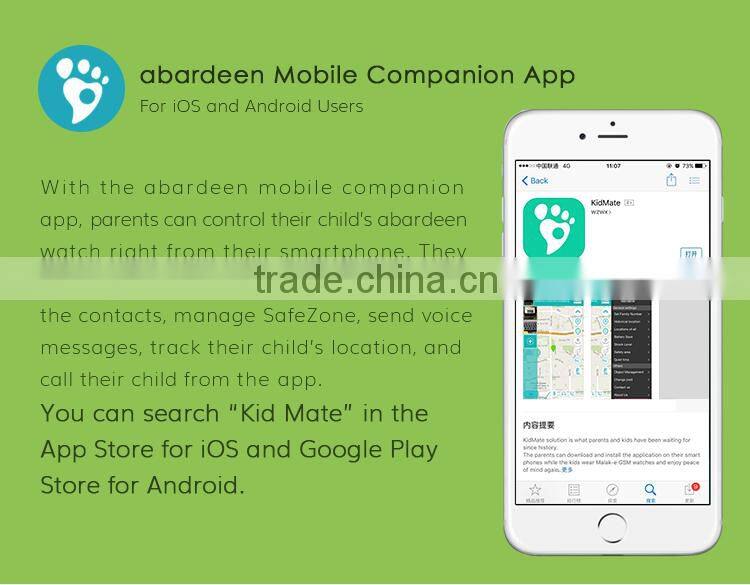 child wrist watch with sos panic button watch gps tracker