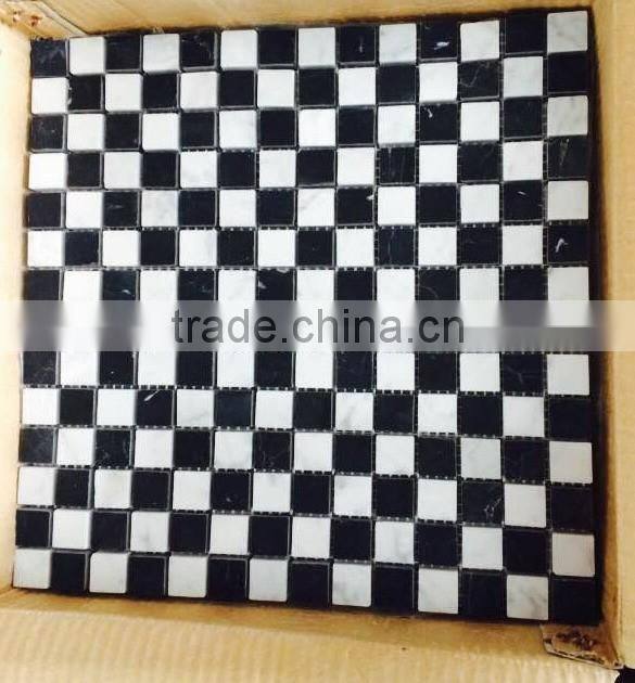 factory direct sell white marble Mosic tile