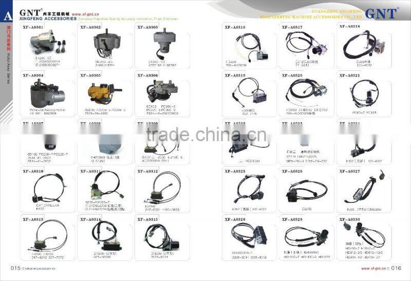 excavator parts 4614911 EX200-5 throttle motor