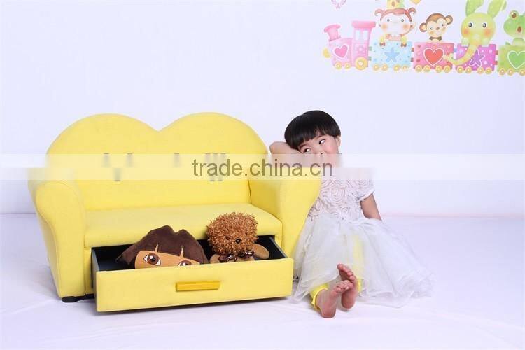 Baby Furniture Two Seat Sofa with Storage