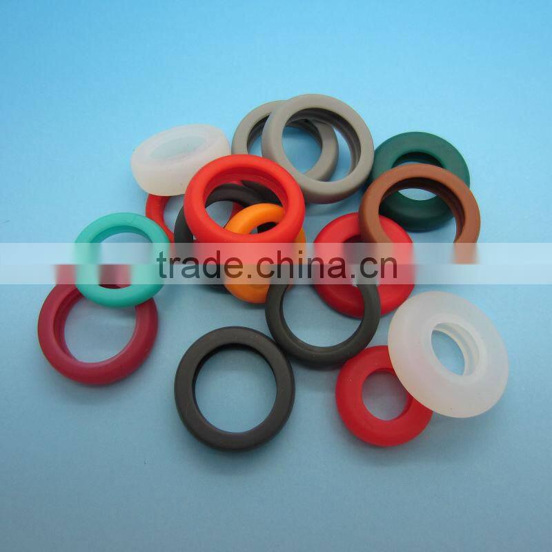 Factoy Customized High Precision Hard EPDM fins gasket round shape rubber plug