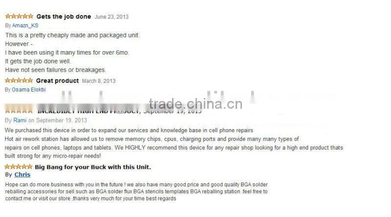 Automatic BGA rework station pick and place bga rework machine