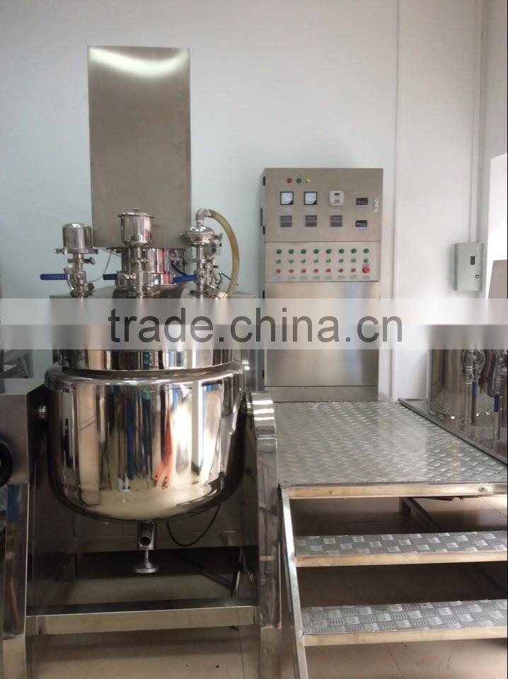 200L electric heating juice jam vacuum mixer machine