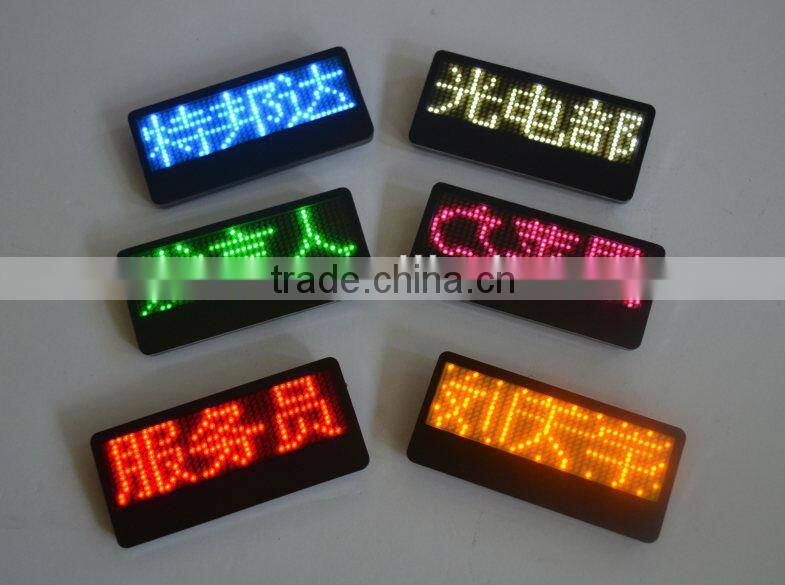 Mini LED name board, LED name badge