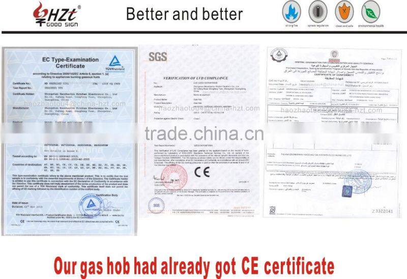 Built in Installation and CE CSA Certification gas cooker