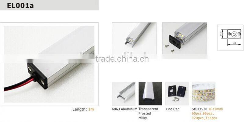 customized dimension and spec LED Aluminum profile for LED strips aluminum profile