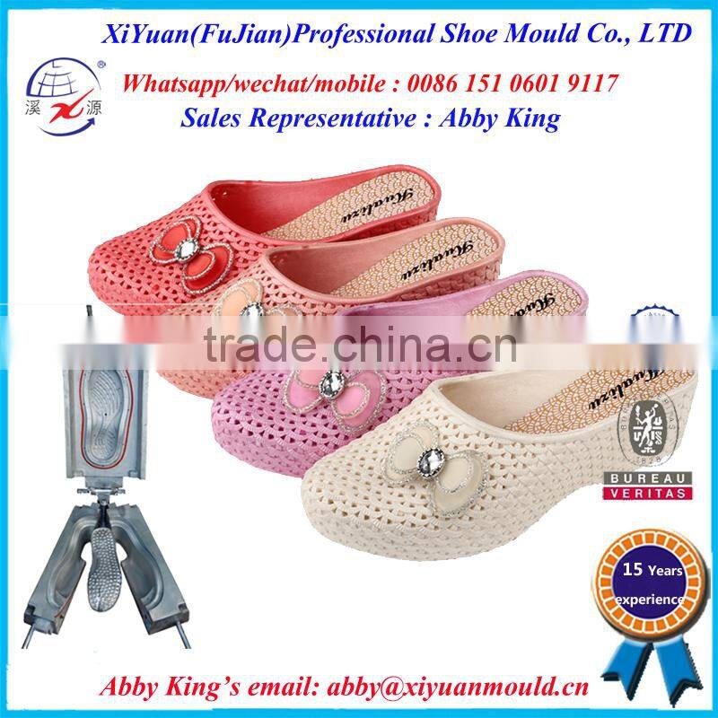 Hot Sale Casual Jelly PVC Making Shoe mould, High Quality Making Shoe mold, Soft PVC jelly Making slipper die