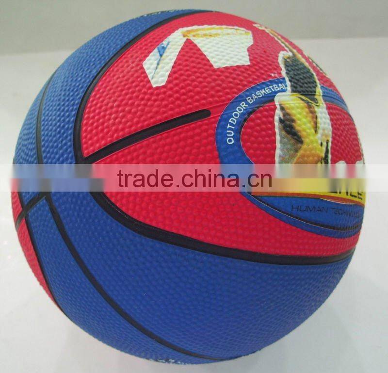 2015 Christmas gift rubber basketball