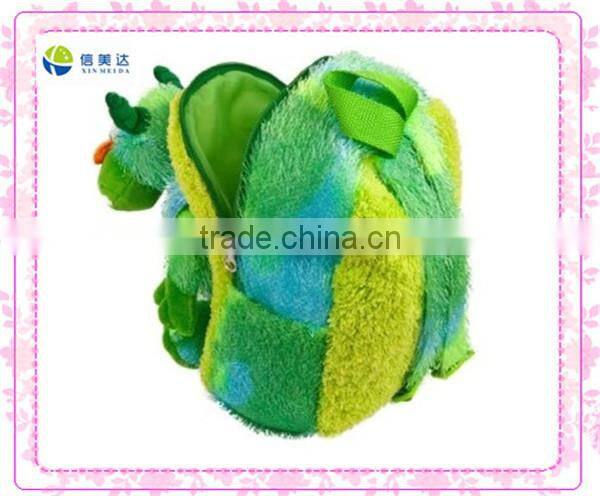 Green monster custom plush backpack