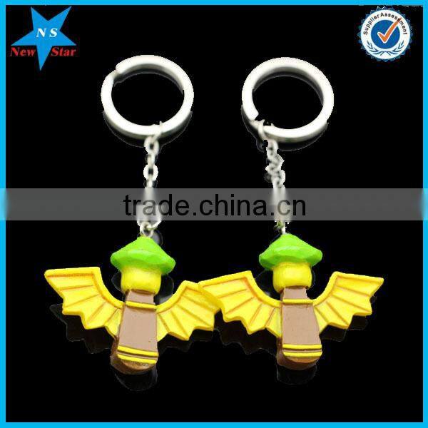 Silver Color Keychain Material with Split Ring