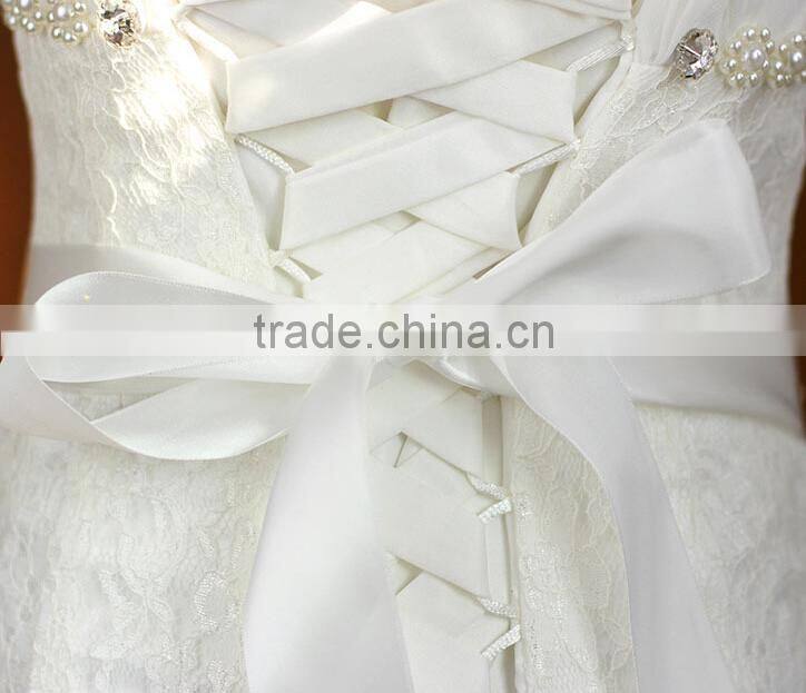 Elegant Graceful Crystal Beaded Bridal Sash Belt for Wedding Dress