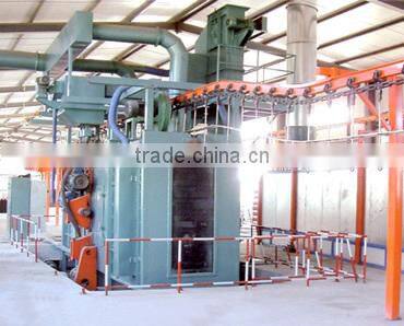 Huachuan large flexibility hanging chain shot blasting machine