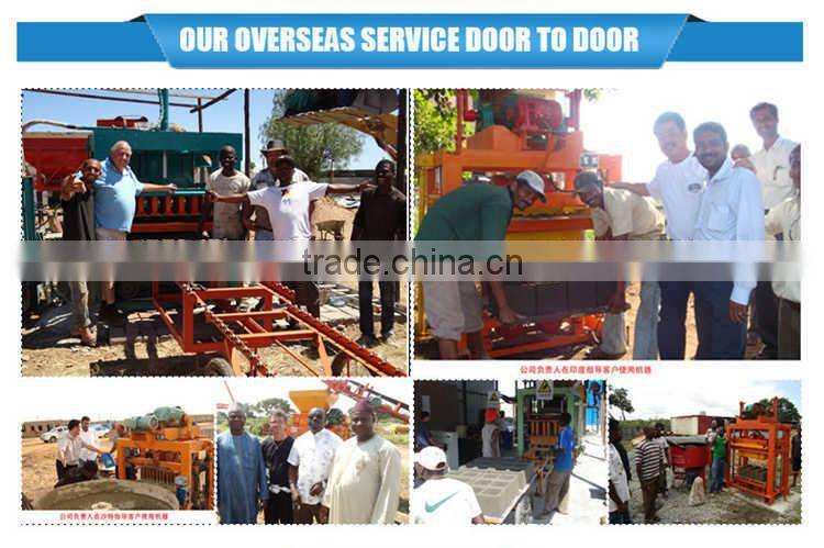 QMR2-45 small mobile concrete block machine for sale/portable hollow block making machine china supplier egg laying machine