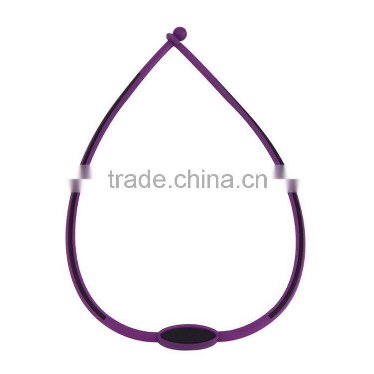wholesale fashion silicone necklace