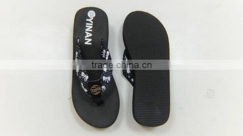 2016 women cloth slippers with eva sole