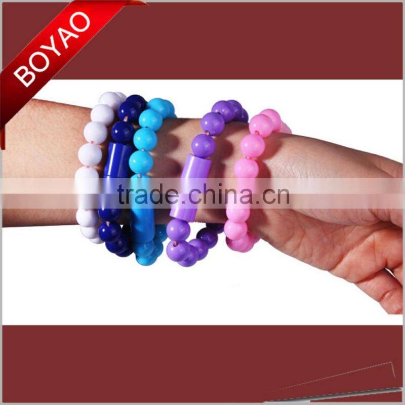 2016 High Quality Buddha Bead Bracelet usb cable, wearable bracelet usb cable, bracelet usb cable in 1m