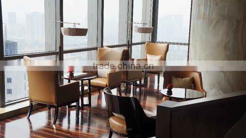 Duluxy lobby furniture armchair & sofa & coffee table