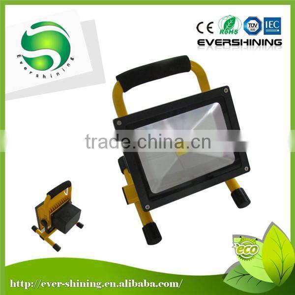 2014-2015 factory wholesale price high quality led flood light rechargeable