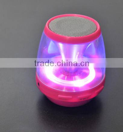 Wireless LED Bluetooth speaker Hi-Fi speaker with TF card aux FM Mic