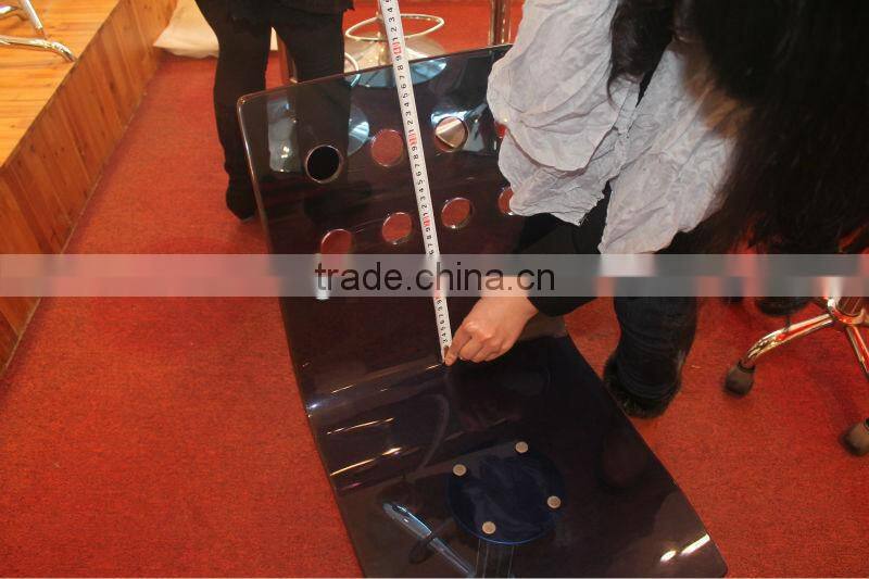 HG1211 clear acrylic bar stools with wheels