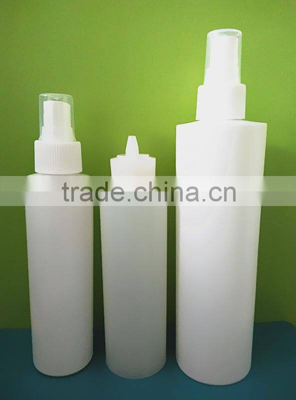 30ml 100ml cylinderical PET plastic bottle with sprayer pump