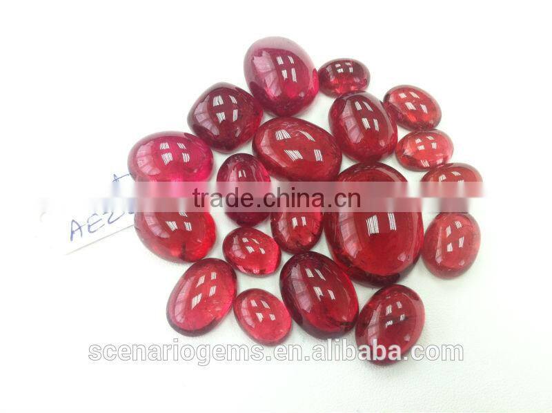 #AEZZ Natural Multi-Shape Cabs Loose Gemstone Rubellite Cabochon