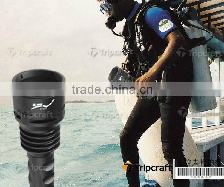 TrustFire 100M Deep diving flashlight TR-DF003 3*XM-L T6 LED 5-mode 3000LM high light