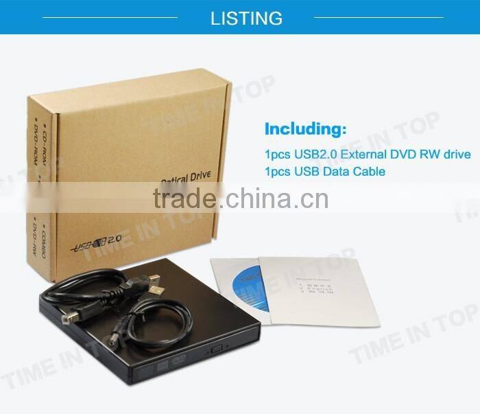 USB2.0 External SATA Tray Load DVD RW Drive, inside drive: Panasonic UJ8E1