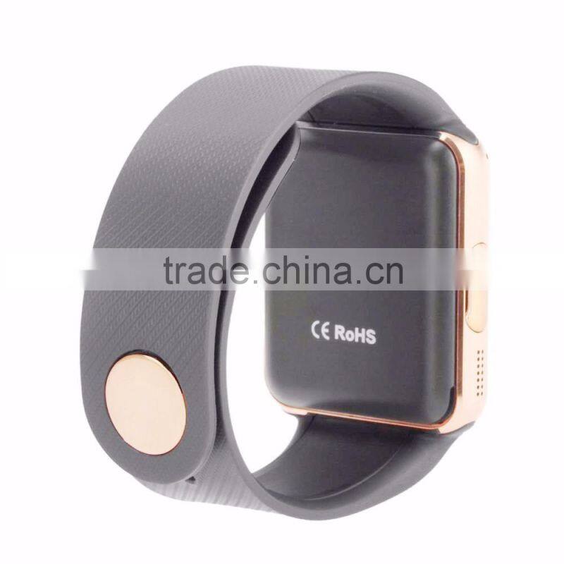Wholesale ce rohs stock cheapest 1.54'' IPS touch screen mp3 mp4 bluetooth sim card GT08 mobile watch phone hand watch