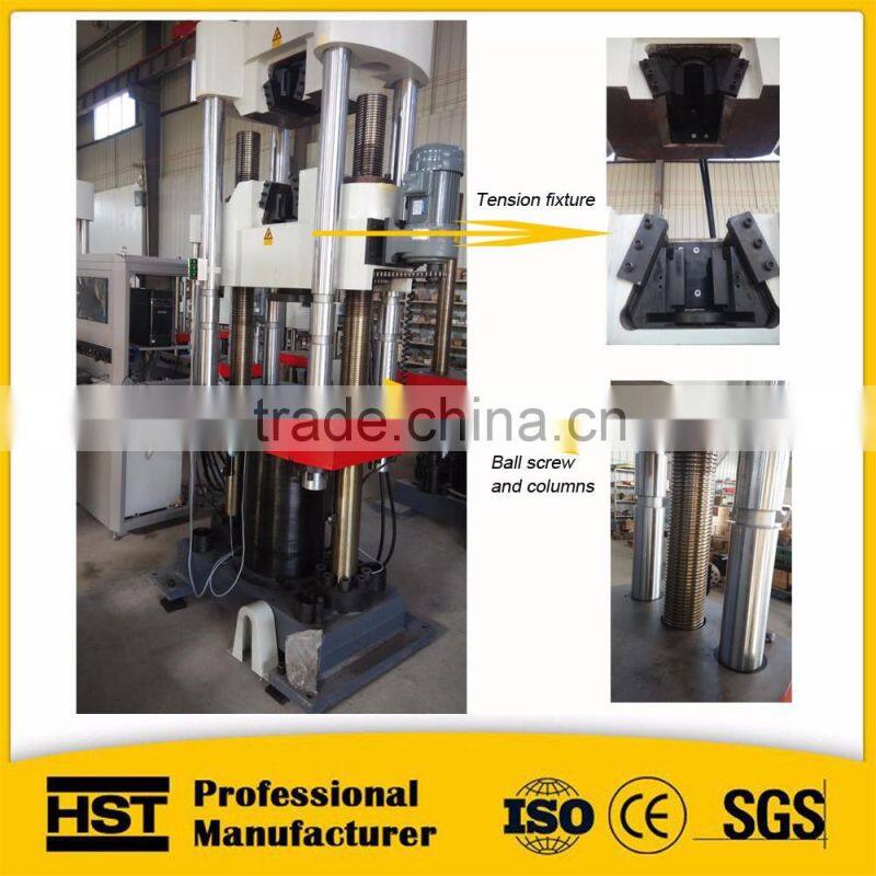 WE-600D 600kn 60 ton Digital display Hydraulic universal steel tensile test machine