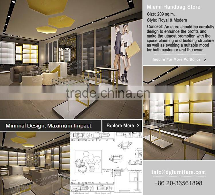 Amazing customized fashional bag display cabinet