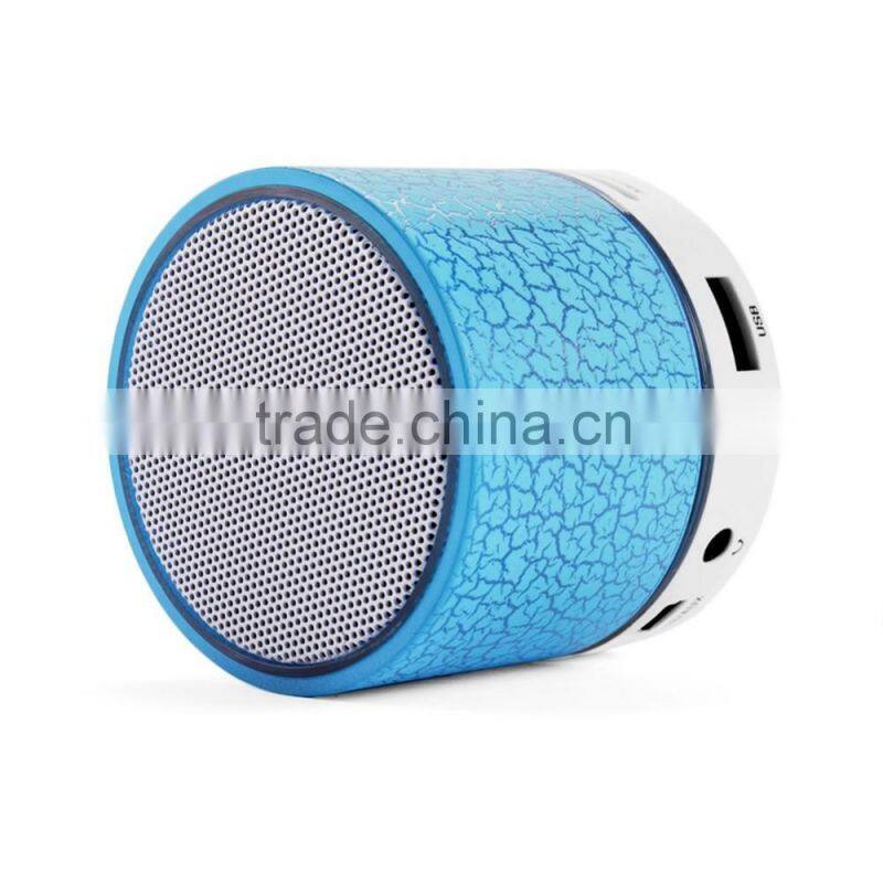 subwoofer with Colorful Mini Portable wireless metal LED bluetooth speaker