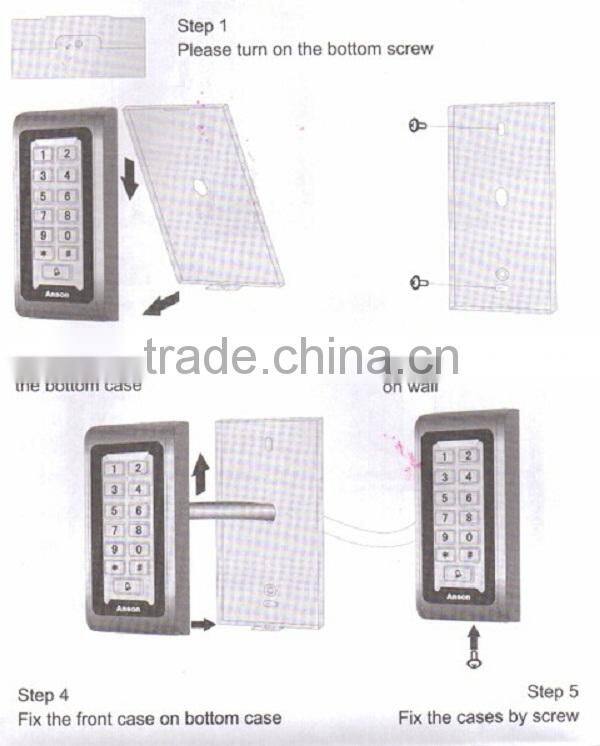 IP68 Waterproof Door Keypad for Interior or Exterior Use MA10