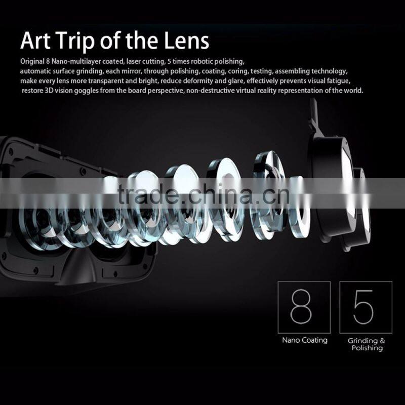 Newest technology vr box Generation Distance Adjustable VR Box 3D Glasses