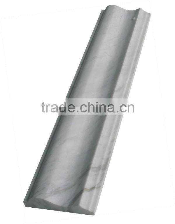 White marble skirting and border line