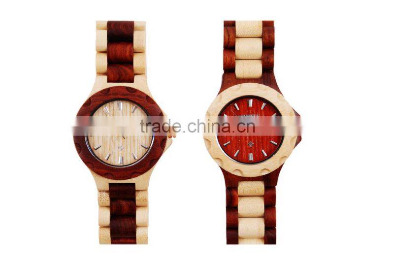Hot Sale Top Gift Item Wood Watch with 2115 movement Luxury Wristwatch Wooden Watches for Men Gifts
