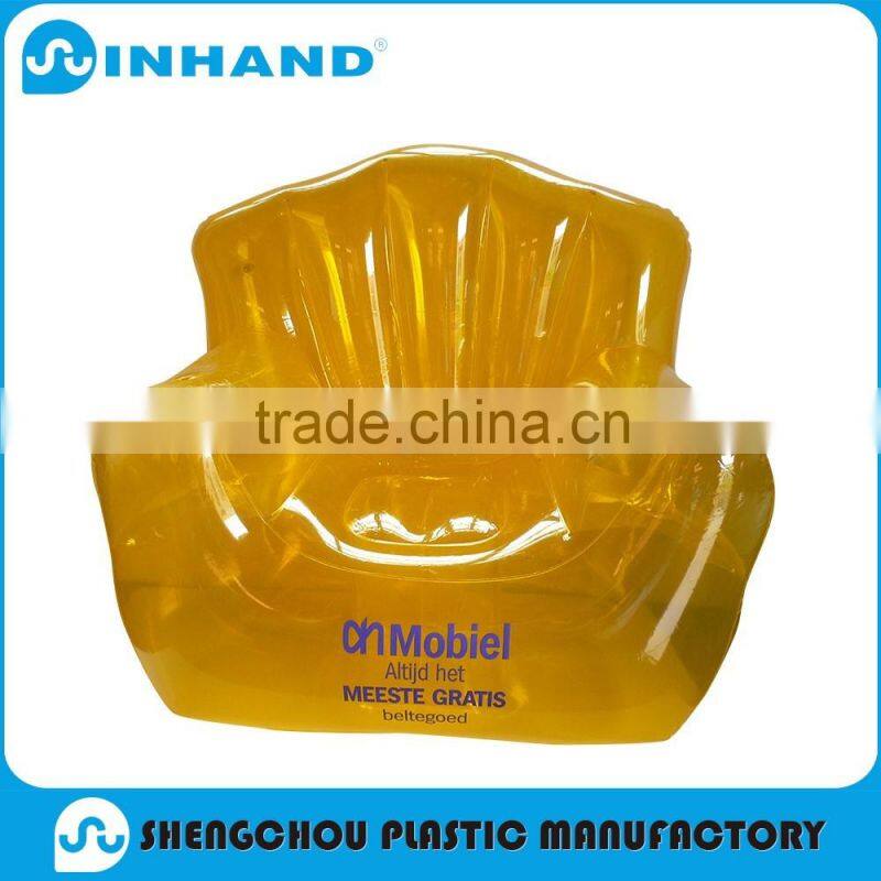 2016 0.25mm Thickness Transparent PVC Backrest Inflatable Red Sofa/sexy sofa/sofa design